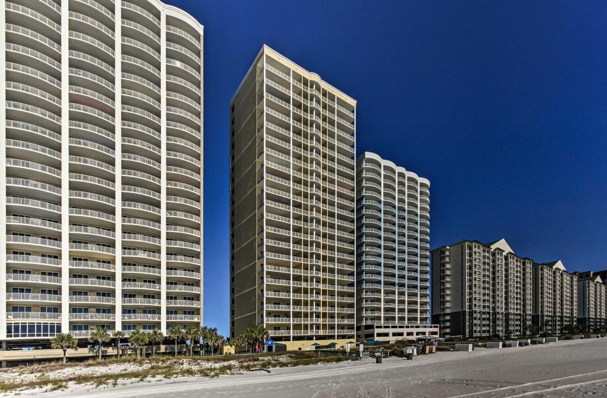Beachfront Condo With Resort Amenities And Ocean Views Panama City Beach Exteriér fotografie